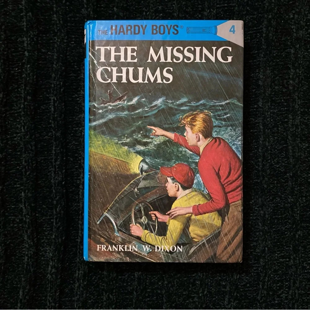 The Missing Chums (Hardy Boys Book 4) Hardcover by Franklin W. Dixon - Picture 1 of 7